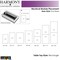 Skutchi Designs 45 in W, 144 in L, 29 in H, Engineered Wood Top, Grey H-REC-48143PT-01-EL - alternate 6
